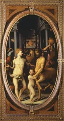 Apollo ja Chiron, 1572 (liuskekivi)