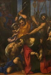 Pyhän Jaakobin ja Josian marttyyrikuolema, 1605.