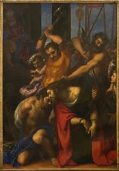 Pyhän Jaakobin ja Josian marttyyrikuolema, 1605.