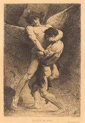 La Lutte de Jacob (Jaakob paini enkelin kanssa)