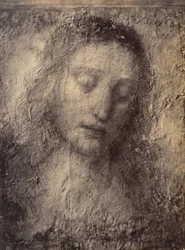 [Kopio Kristuksen päästä Leonardo da Vincin "Viimeinen ehtoollinen"], 1857-61.