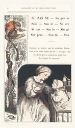 Suzanne, Viisaus, Hoito, Terveys, Sokeri, Siirappi, Paju, Apina, Käärme, Hiiri, Ääni, sivu 32 - Aakkoset, kirjoittanut Mademoiselle Lili, kirjoittanut L. Froelich ja kirjoittanut isä (Hetzel itse). Bibliotheque  Magasin d