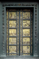 Paratiisin portti, jonka toteutti Lorenzo Ghiberti (1378-1443)