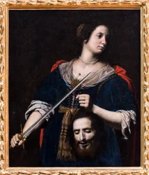 Judith pitelemässä Holoferneksen päätä