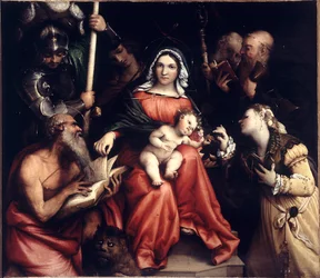 Pyhän Katariinan mystinen häät, 1524.