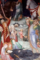 Ristiinnaulitseminen, yksityiskohta (Fresko