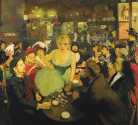 Aristide Bruants Montmartre -klubissa Le Mirliton, 1886-1887