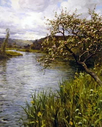 Kevät (öljy kankaalle)