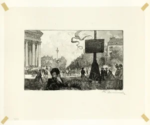 Rue Royalen kulma, levy kuudestoista Le Long de la Seine et des Boulevards -teoksesta