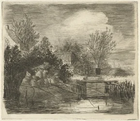 Kalastajat joen rannalla