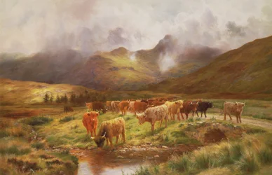 Highland ajoi Strathfillanissa Perthshiressä