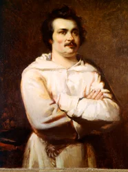 Honore de Balzacin muotokuva (1799-1850) 1800-luku (maalaus)