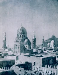 Kalifien haudat, Kairo, Egypti, 1928
