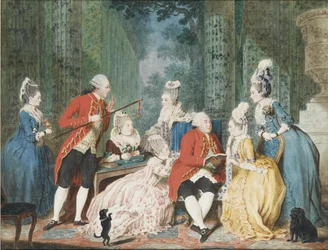 Seura Palais Royalissa, noin 1775