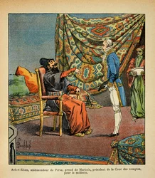 Il·lustració de Louis bombardejat (1862-1927) del llibre "El Memorial de Santa Helena" del comte Emmanuel de Las Cases (1766-1842): L