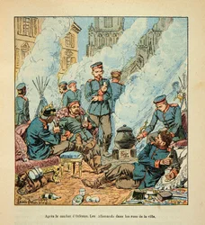 Eugene Sergentin Loiren armeija, Grenest, kuvittanut Louis Bombled (1862-1927) (Ranskan ja Saksan sota; kampanja 1870-1871):