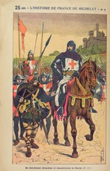 The Departure for the Crusades, kuvitus Jules Michelet