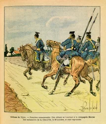 Louis Bombledin (1862-1927) kuvittama Eugene Sergeant, dit Grenestin (1870-1871) Itäinen armeija (Ranskan ja Saksan sota): Dijonin puolustus 29. lokakuuta