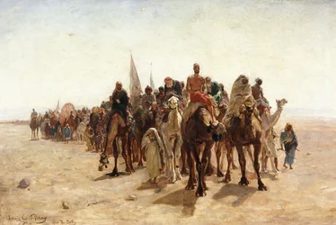 Pyhiinvaeltajat menevät Mekkaan; Pyhiinvaeltajat matkalla Mekkaan, 1890