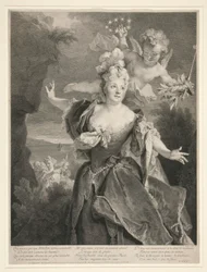 Marie Anne de Chateauneufin (nimeltään Duclos) muotokuva
