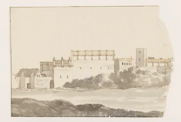 Klooster te Biseglia Matkat Italiassa, Sisiliassa ja Maltassa - 1778 (sarjan nimi)