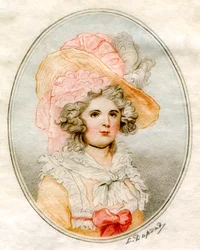 Naisen muotokuva, 1700-luku.