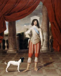 Ranskalainen Louis XIII (öljy paneelissa)