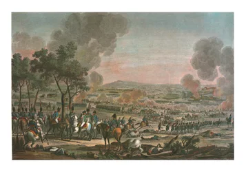 Taistelu Wagramin lähellä, 7. heinäkuuta 1809, c1850.