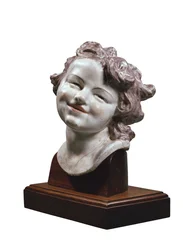 Nauravan lapsen johtaja, c. 1752 (posliini)