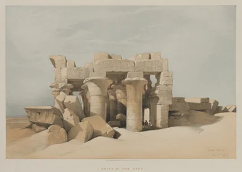 Egypti ja Nubia, osa I: Kom-Ombo, 1846.
