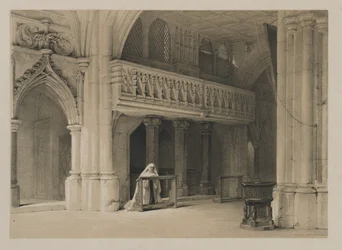Luonnokset Belgiassa ja Saksassa, osa I: Nönnbergin luostari, Salzburg, 1840.
