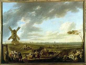 Dieu-de-Marcqin kuva Lillestä - Louis Joseph Watteau dit Watteau de Lille (1731-1798), Musee de Lille