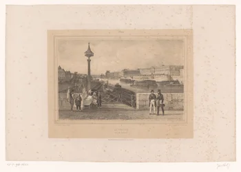 Näkymä Palais du Louvrelle Pont Neufista Le Louvre, pris du Pont-neuf (otsikko esineessä) Kasvot Pariisissa ja sen ympäristössä (sarjan nimi) Paris (sarjan nimi esineellä)