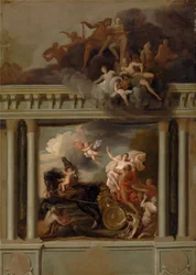 The Rape of Proserpine, Devonshire House, Lontoo, portaikon suunnitelma.