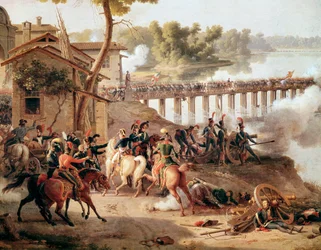 Napoleon Bonaparte antoi käskyt Lodin taistelun aikana