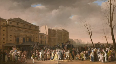 Karnevaalikohtaus, 1832.