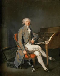 Maximilien Robespierre (öljy kankaalle)