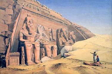 "Suuri Ramses II:n temppeli, Abu Simbel", 1846