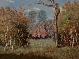 Syksyinen maisema, 1889.