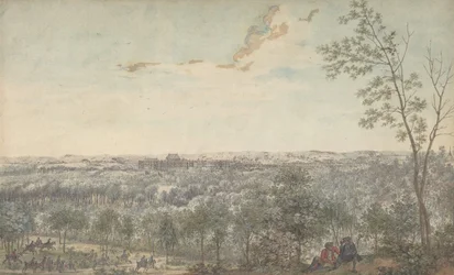 Versailles lounaasta katsottuna, 1779.