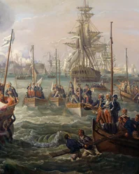 Kuninkaallinen laivasto Louis XVI:n jälkeen Cherbourgissa 23. kesäkuuta