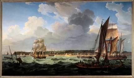 Havre merestä. Louis Philippe Crepinin (1772-1851) maalaus