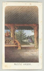Rustic Arbor, sarjasta Views in Central Park, New York, osa 3, 1864.