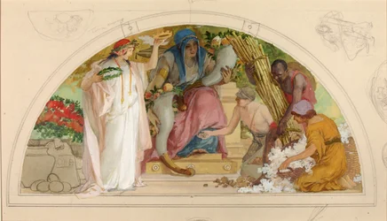 Wealth of the Soil (tutkimus lounasta varten, Vanha senaatin virastotalo)