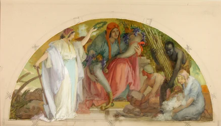 Wealth of the Soil (tutkimus lounasta varten, Vanha senaatin virastotalo)