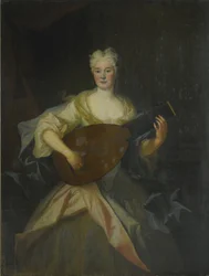 Anna Constantian muotokuva, Coselin kreivitär 1680-1765, s. von Brockdorff