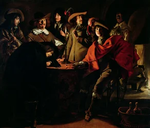 Tupakoivat kaartilaiset, 1643