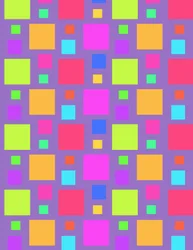 Moniväriset neliöt, 2011 (digitaalinen)