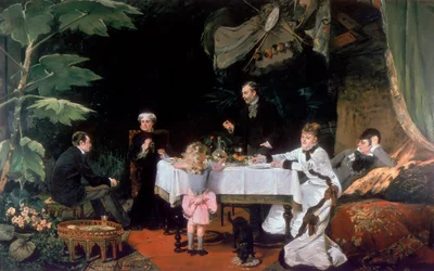 Lounas konservatoriossa, 1877