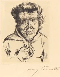 Taiteilijan anoppi, 1920.